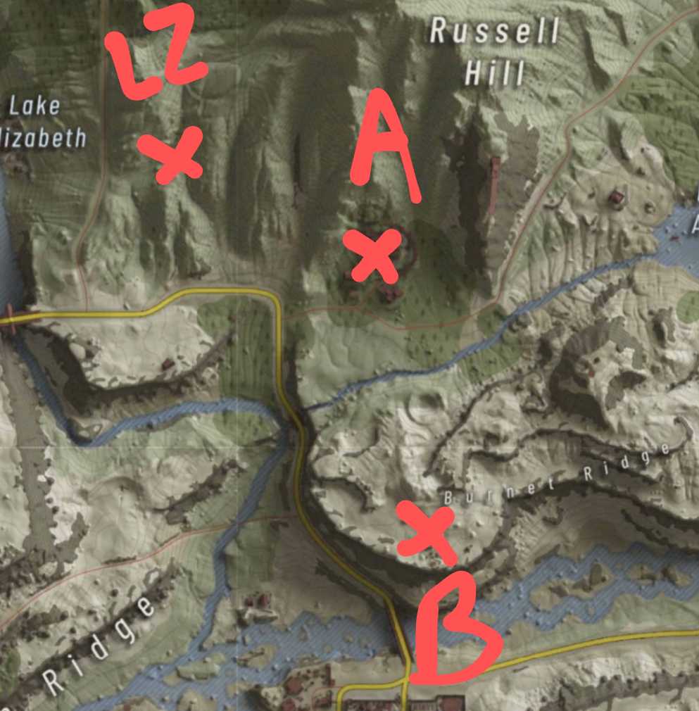 Operation Payday phase one tacmap
